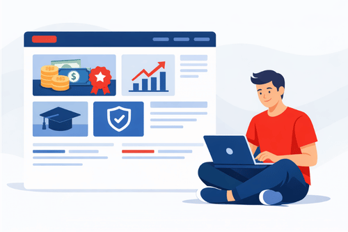 Ilustração da página inicial