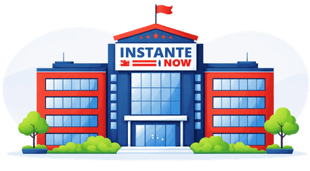 Ilustração do prédio de notícias do nosso portal